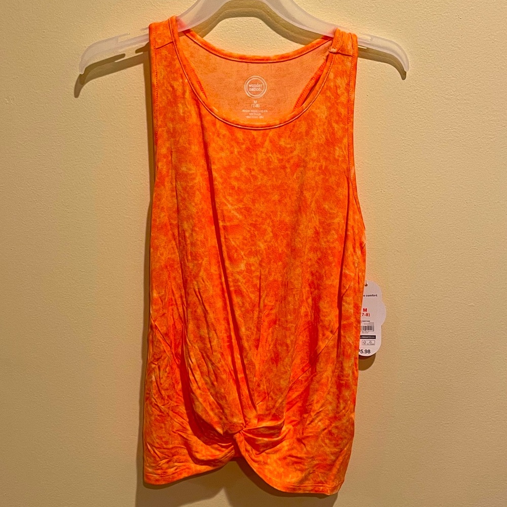 New With Tags girls tag free tank top